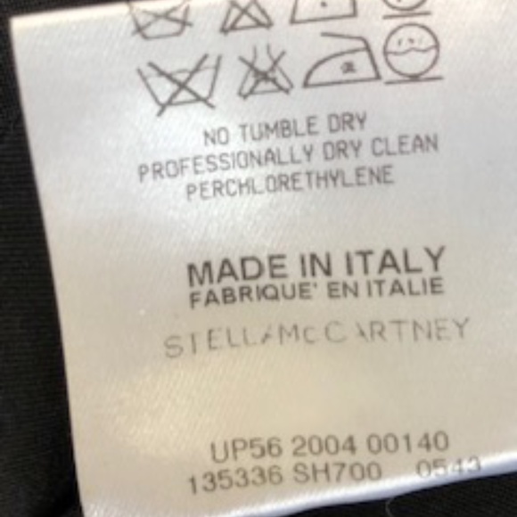 Stella McCartney Black Jacket Made in Italy M - Picture 13 of 15